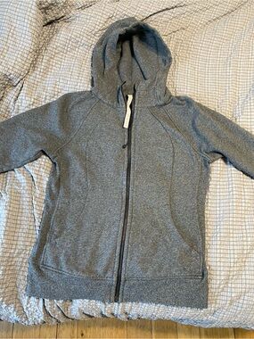 lululemon athletica Grey Heather Zip Hoodie